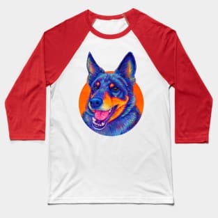 Blue Heeler Australian Cattle Dog Baseball T-Shirt